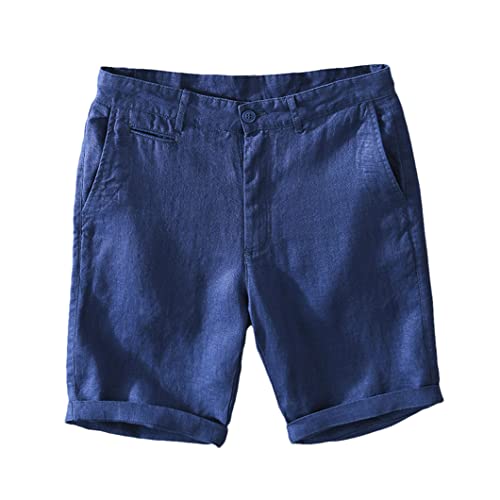 Short en lin homme blanc pour vos vacances d'été au soleil