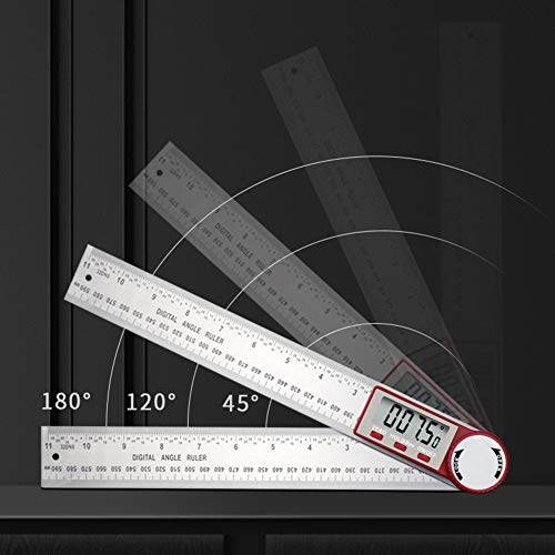 MQPALZKD Digital Angle Meter Ruler 0-200mm Ruler Inclinometer Electron Goniometer Protractor Angle Finder Scale Measuring Tools - Image 2