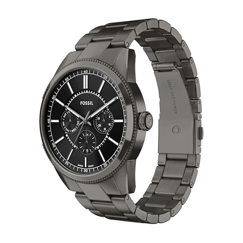 Image of Fossil Men's Watch, Pearson Multifunction Stainless Steel Watch for Men