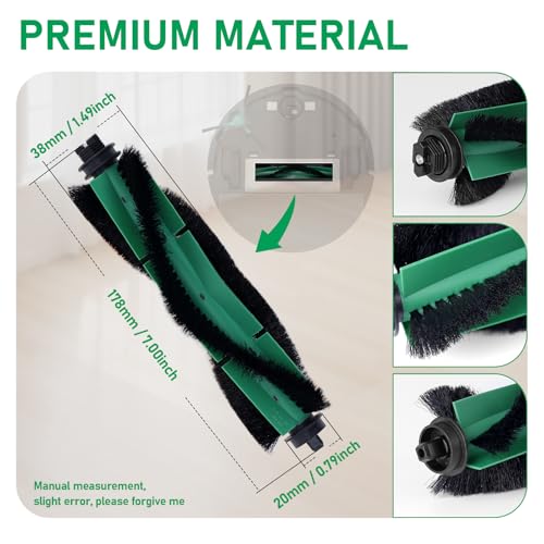 Replacement-Parts-Pack-for-iRobot-Roomba-Combo-Essential-Series-Q011-Y0110-Q0120-Y0140-Robot-Vacuum-Cleaner-1-Roller-Brush-4-Hepa-Filters-4-Side-Brushes-4-Mop-Pads-13-PcsPack Replacement Parts Pack for iRobot Roomba Combo Essential Series Q011 Y0110 Q0120 Y0140 Robot Vacuum Cleaner 1 Roller Brush 4 Hepa Filters 4 Side Brushes 4 Mop Pads 13 PcsPack