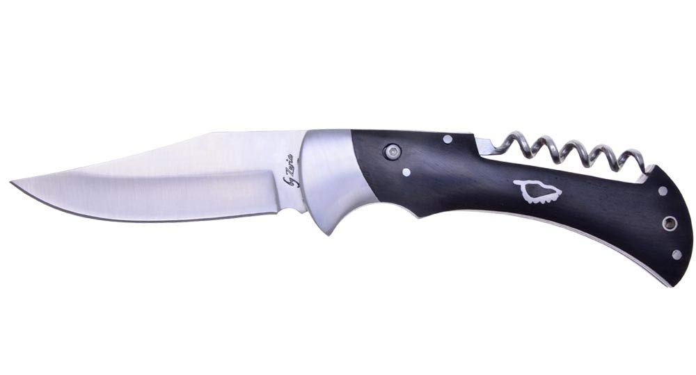 Couteau Berger TB Noyer traditionnel de poche avec manche ergonomique en bois
