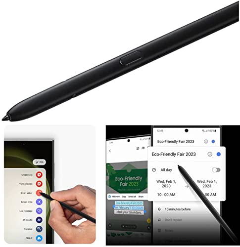 Image of S23 Ultra S Pen [withBluetooth] [Pen Tips 0.7mm] [4096 Pressure Sensor] for Samsung Galaxy S23 Ultra 5G All Version,S23 Ultra Stylus Pen Touch S Pen (Phantom Black)