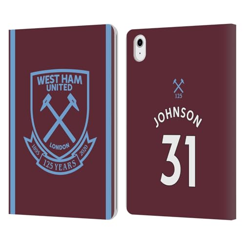 Regalo para aficionados West Ham funda iPad Air cuero libro kit Ben Johnson