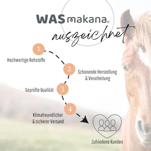 Makana 16 Atemkräuter Pellets für Pferde, mit Schwarzkümmel, 1000 g Beutel