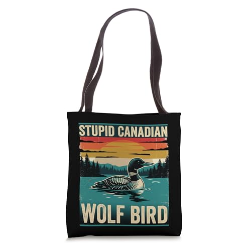 Bolso tote Heated Loon Hockey Meme miniatura 1