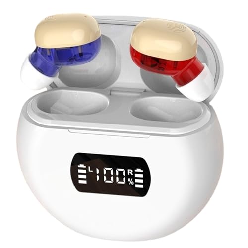 Soundure Invisible Hearing Aids with Noise Cancellation with 100+ hours battery - Small Hearing Aids...
