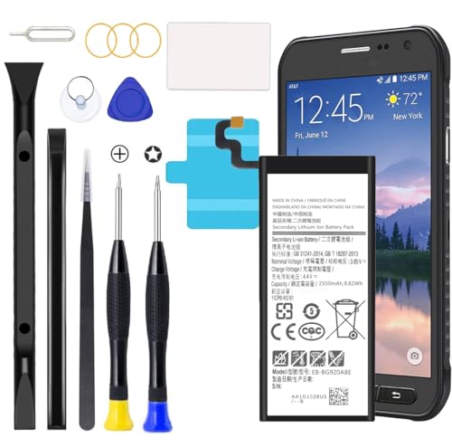 Svenirven Galaxy S6 Battery,2026 New Upgraded Battery for Samsung Galaxy S6 SM-G920 G920V G920T G920A G920P G920I G920F S906L with Repair Tool Kit
