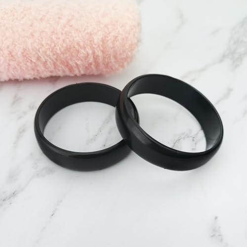 JSEA 2pcs Acrylic Candy Color Bracelets Set Small Wrist Womens Wide Bracelet Bangles2