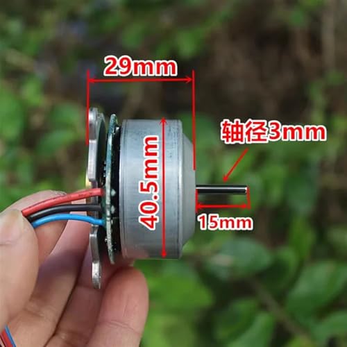Moteur sans balais 40mm 15000 tr/min DC 6V-9V avec carte de commande intégrée