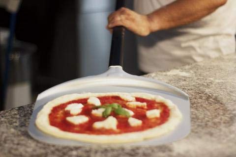 Pala pizza alluminio rettangolare 45x45 cm manico 150cm R45R