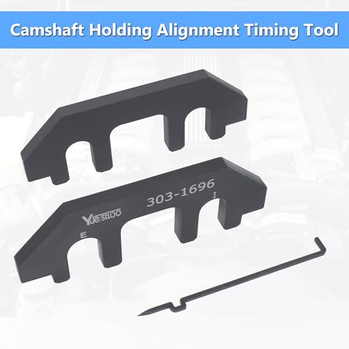 Image of 303-1696 Camshaft Holding Alignment Timing Tool | Compatible with Ford Explorer Lincoln Aviator Police Interceptor Utility 3.0L EcoBoost Engine, with Portable Case and Gloves
