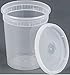 YW 32145 YW Deli Food Container, 100 Pack, Clear, 32oz, Rectangular, Microwaveable, Dishwasher Safe