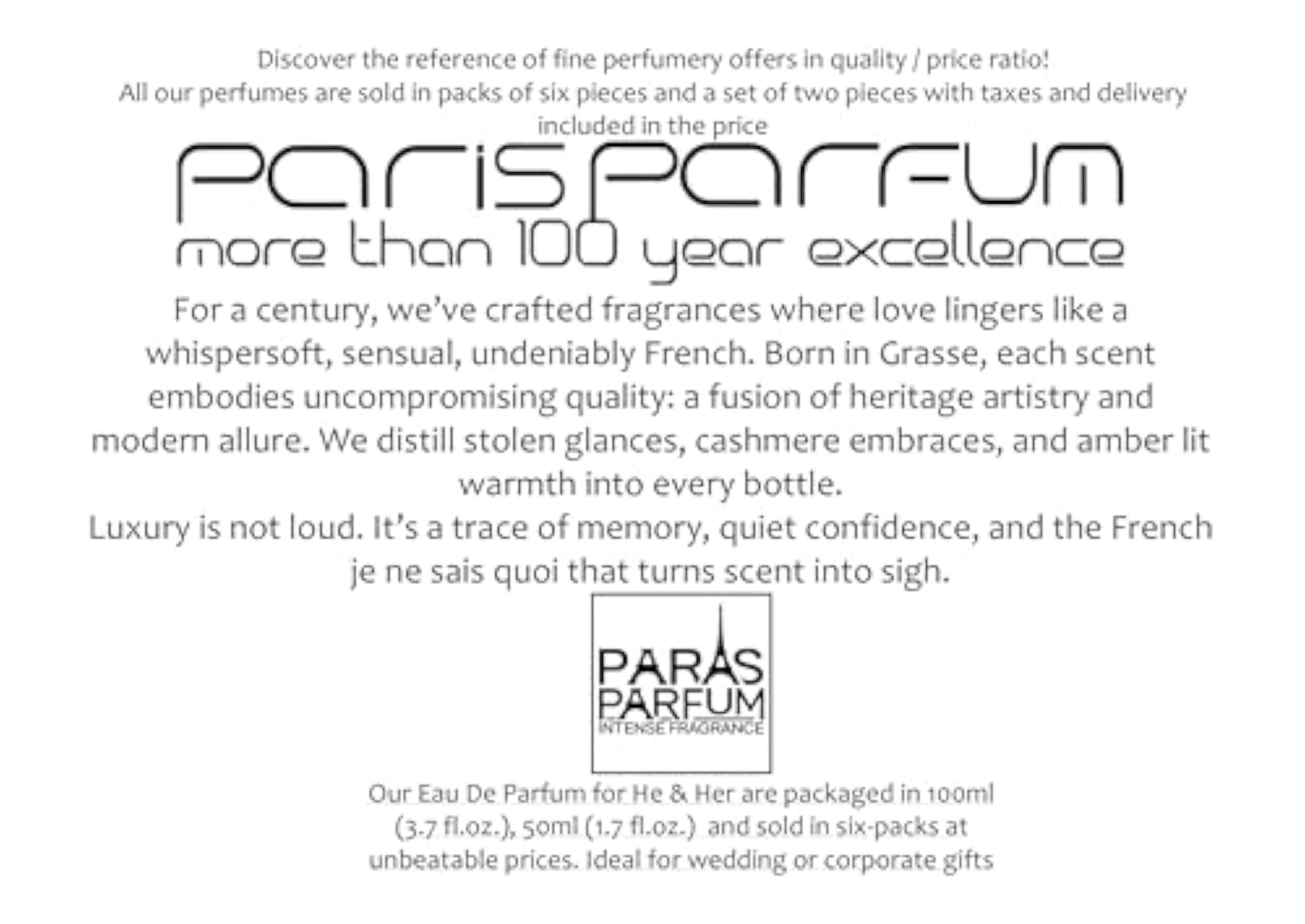 Luxury Perfume for Unisex, 50ml