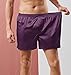 Mens Satin Boxer Shorts Silk Pajama Bottom Lounge Sleep Shorts for Men