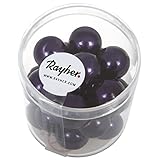 Menge: X1 Rayher 14404316 Renaissance Glaswachsperlen, 12 mm ø, Dose 21 Stück, p