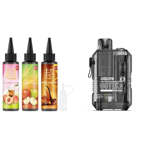 �@�d�q�^�o�R�p ���L�b�h 3���� 180ml�AAspire Gotek X Kit �d�q�^�o�R �X�^�[�^�[�L�b�g