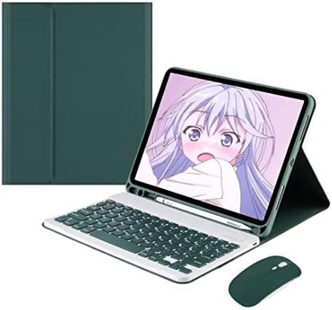 Galaxy Tab A8 2022 Case with Keyboard and Mouse, Detachable Magnetic Keyboard Case with Mouse and S Pen Holder for 10.5" Galaxy A8 Model SM-X200/X205/X207 Tablet (Teal)