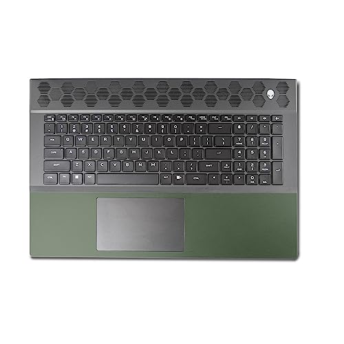 Image of MightySkins Skin Compatible with Alienware M18 R1 (2023) Full Wrap Kit - Solid Olive | Protective, Durable, and Unique Vinyl Decal wrap Cover | Easy to Apply & Change Styles | Made in The USA