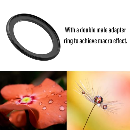 Anillo adaptador de lente macho a macho 62-77mm para fotografía macro | Anillo adaptador macho de aluminio 62-62mm, 62-67mm, 62-72mm, 62-77mm, 62-82mm miniatura 4