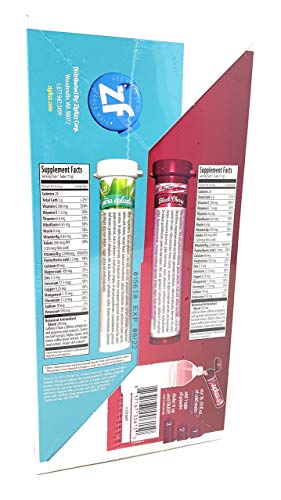 Zipfizz Healthy Energy Drink Mix, Hydration With B12 And Multi Vitamins,Split Box Pina Colada & Black Cherry Limited Edition 30 Tubes (330 G) #TOP3