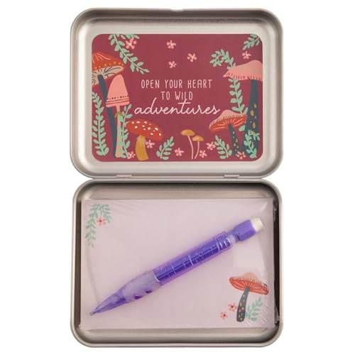 Image of Karma Sentiment and Prayer Box, Note Taking and Encouraging Notes, Mushroom