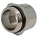 AM-3210-BR, Nickel Plated Brass Thread Adapter M32 x 1.5 to 1