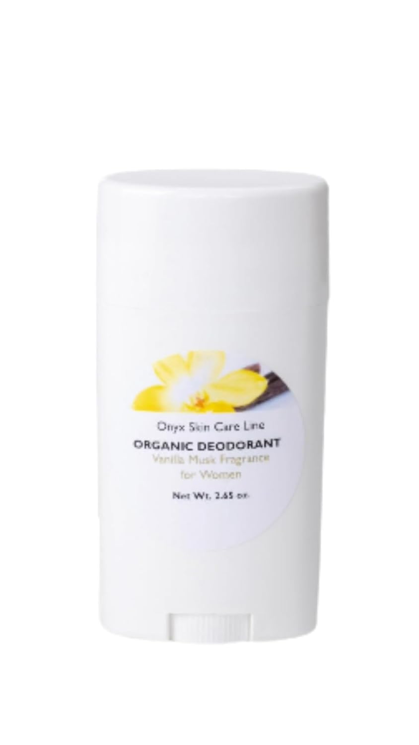 Organic Deodorant for Women - Vanilla Musk Fragrance - Aluminum Free - Solid Stick
