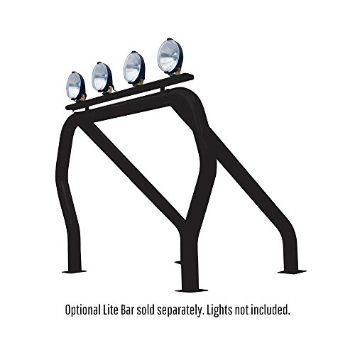 Go Rhino 9109370SSB Bed Bars Complete Kit - Single Bar/Single Kicker (Between Wheel Wells) - Black for 79-11 Mazda, Isuzu, GMC, Ford, Nissan, Toyota, Jeep - Thumbnail 3