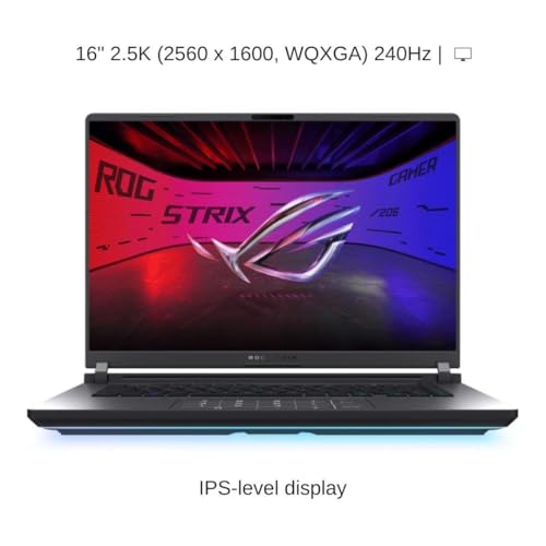 Image of HIDevolution [2025] ASUS ROG Strix G16 G615LM 16 inch WQXGA 240Hz IPS-Level, 2.1 GHz Ultra 9-275HX, RTX 5060, 32 GB DDR5 RAM, 2 TB PCIe SSD, Windows 11 Home