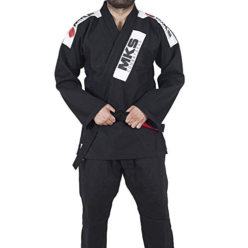 Kimono Jiu Jitsu, Tamanho A3, MKS, Preto