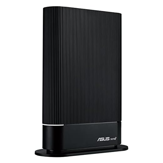 ASUS RT-AX59U AX4200 AiMesh kombinierbarer Router (Tethering als 4G und 5G Router-Ersatz, WiFi 6, AiProtection Pro, Kindersicherung, 160 MHz Bandbreite, USB 3.2 Gen 1 Anschluss, VPN-Funktionen)