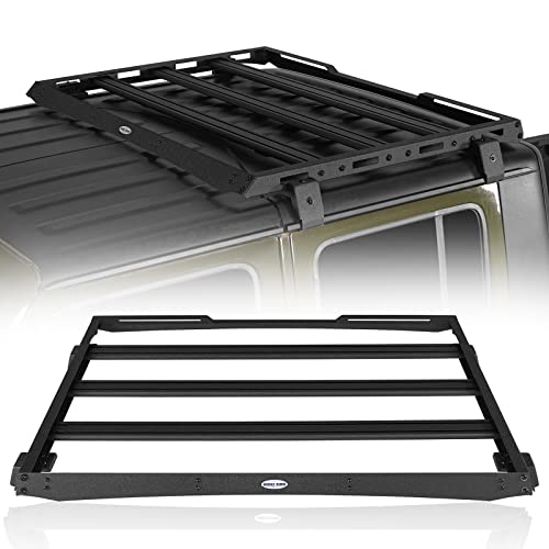 Hooke Road Gladiator JT Half Rear Roof Rack Cargo Basket Crossbar for 2020-2026 Jeep Gladiator JT Hardtop Only