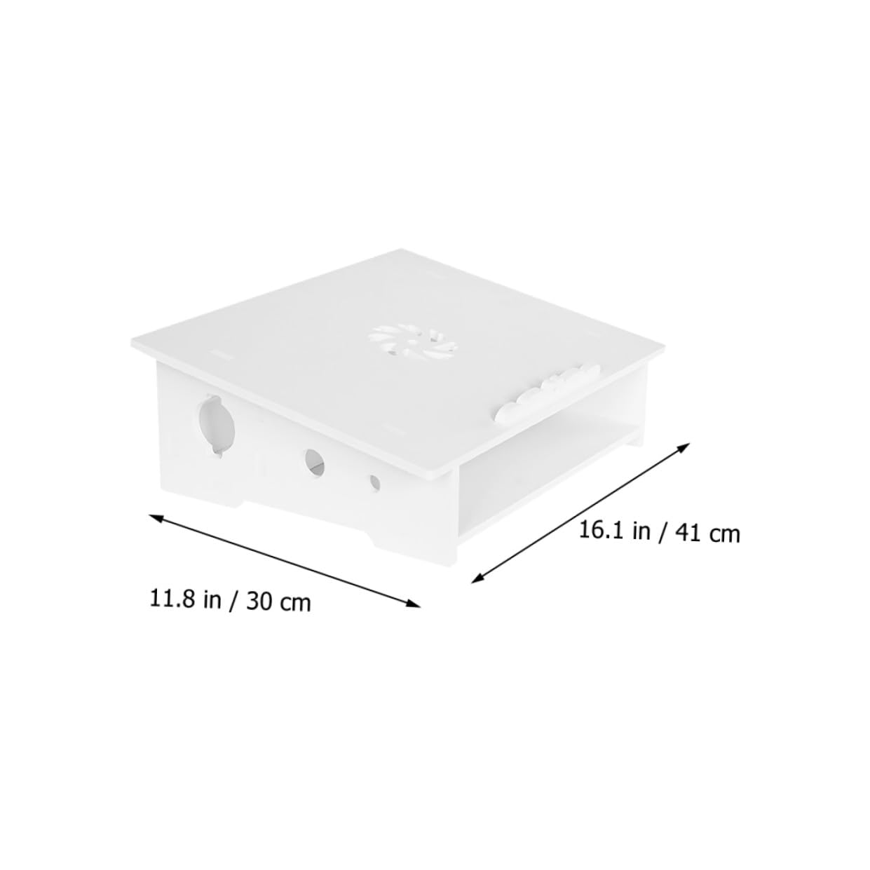 Holibanna 1 Pieza Soporte para Laptop Rack de Enfriamiento Silencioso Organizador de Escritorio para Computadora Portátil Diseño Multi Almacenamiento Compatible con Varios de Laptops