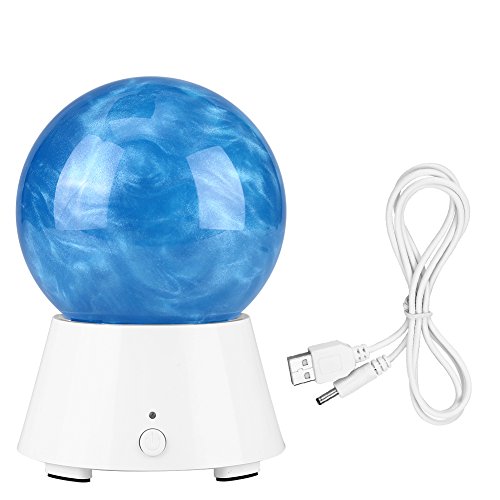Preisvergleich Produktbild Kabellose Bluetooth-Stereo-Lautsprecher, unterstützt USB Universe Planet Design, mit 3D-Kristallkugel, Nachtlicht, Bühnenbeleuchtung