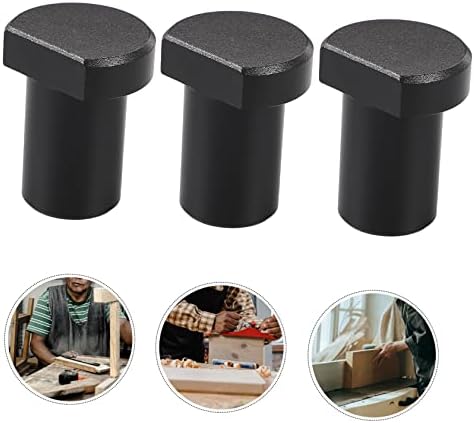 NUOBESTY 3 adet bank kancası kelepçesi, çalışma tezgahı, kısa durdurucu, alüminyum alaşım, ahşap işleme aksesuarı, köpek deliği için bank freni uçları, ahşap işleme kelepçesi - Görsel 6