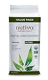 Nutiva USDA Organic Cold-Pressed Raw Hemp Seed Plant Protein with Hi-Fiber and Essential Amino Acids...