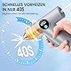 BKXCHA Heißklebepistole Akku, Heissklebepistole Klebepistole Kabellos Schnelles Aufheizen mit 22pcs Heißklebesticks 7mm, Type-C Aufladung für Geschenk Schule DIY Handwerk und Reparieren in Haus & Büro