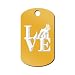 Love Schnauzer Engraved Keychain/GI Tag Mister Petlife Park v2 Gold