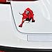 Nicoole Auto Sticker 17.7 * 15cm Red of Bull Adesivi per Auto Adesivi per Auto Adesivi per Auto JDM Red 15x17.1cm Adesivo per Auto Adesivo per Auto