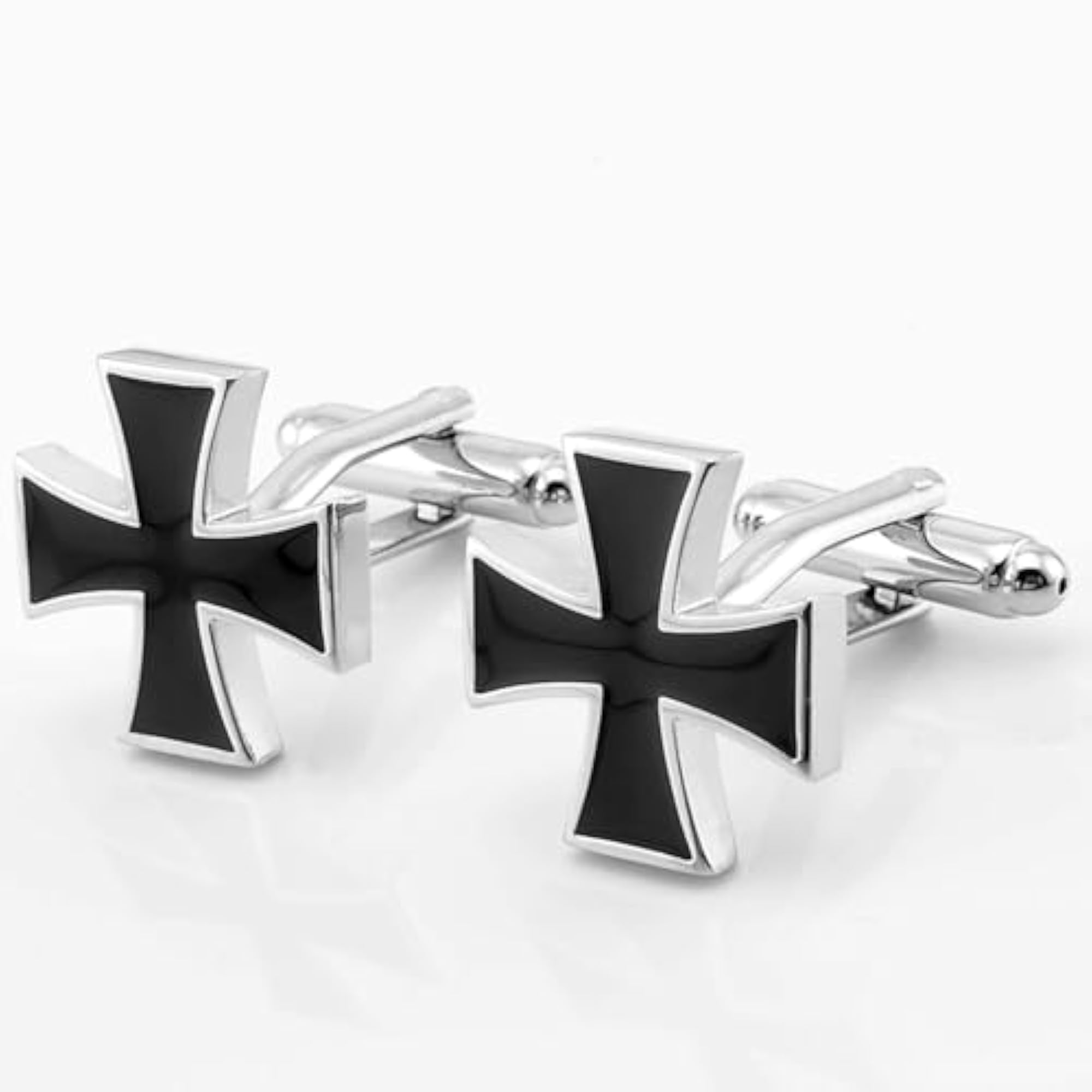 Knights Templar Cross Cuff Links, Elegant Gift