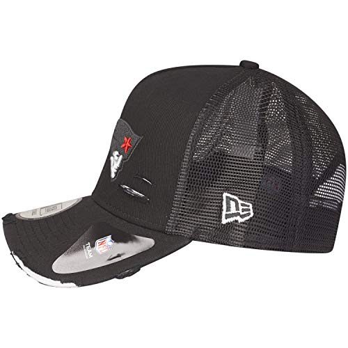 New Era Mesh Trucker Cap Distressed New England Patriots - vue 4