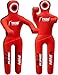 Unfilled Grappling Dummy – Adult Life Size Wrestling & BJJ Training Dummy, MMA Jiu Jitsu Judo Takedown & Throwing Practice, Heavy-Duty Triple-Stitched Canvas Submission Dummy (Red, 5ft / 60