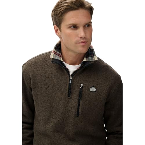 Sweat shirt Superdry Half Zip Pullover Fleece EU - vue 7