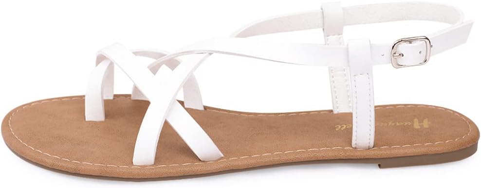 Women's Gladiator Flat Sandals Fisherman Strappy Sandals Ankle Strap Sandals - Image 2