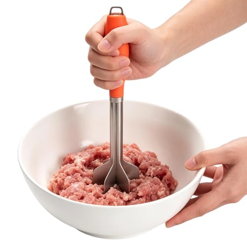Generisch Picadora de carne, prensa de alimentos, picadora de nueces, ergonómica, para cocina casera, preparación de alimentos, restaurante, aves, pavo, pollo, carne, hamburguesa, patata