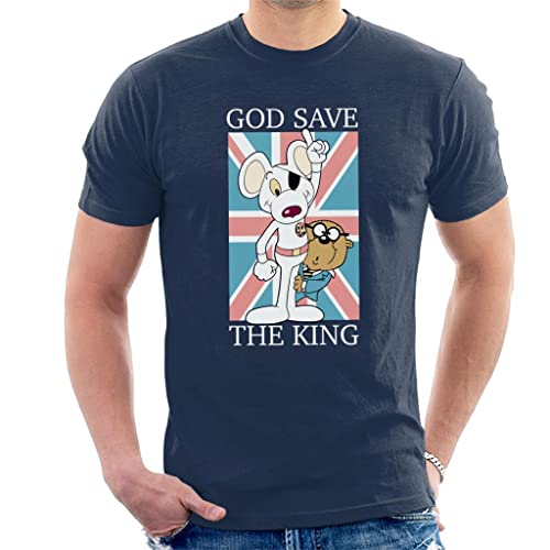 T-shirt Danger Mouse God Save The King All+Every pour homme