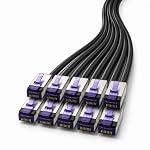 1aTTack.de – 1aTTack.de - 1m - 10 Stück CAT6a Netzwerkkabel RJ45 LAN Kabe