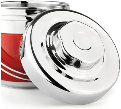 Bento Box Thermal Jar Insulation Soup Portable Stainless Steel Tableware(Sliver 1.2L)
