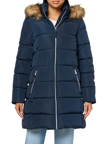 Tommy Hilfiger Women's Outerwear Heavy Weight Puffer, Navy, Medium