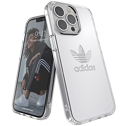 adidas Coque conçue pour iPhone 13 Pro 6.1 - Anti-Chute - Bords surélevés - Coque Transparente